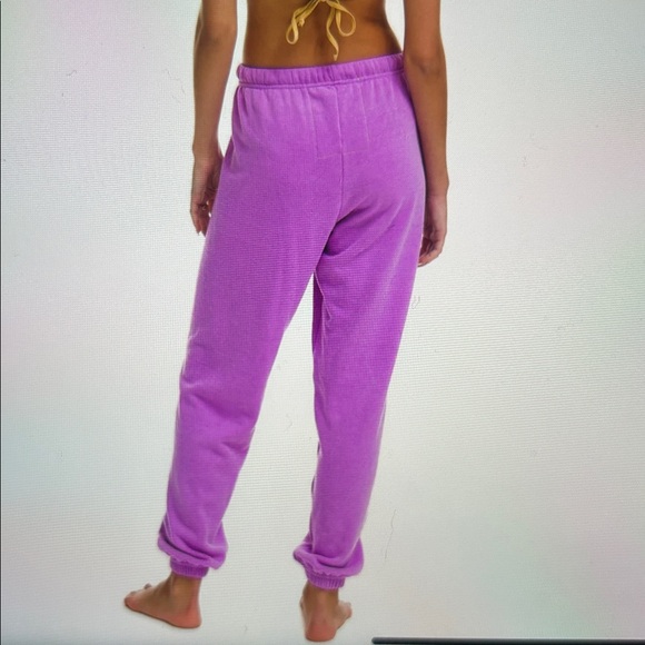 Aviator Nation Logo Sweatpants – Neon Purple Size XL - Picture 3 of 8